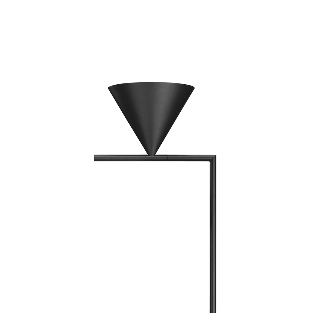 Lampadaire moderne Tuomas en Marbre Cuivre