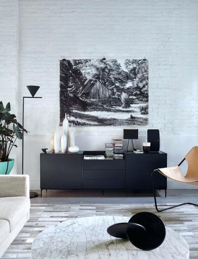 Lampadaire moderne Tuomas en Marbre Cuivre