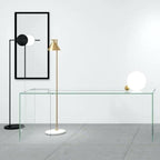 Lampadaire moderne Tuomas en Marbre Cuivre