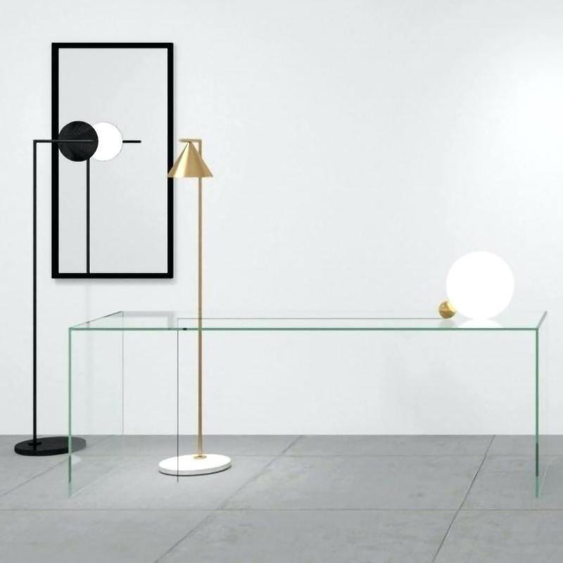 Lampadaire moderne Tuomas en Marbre Cuivre