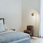 Lampadaire moderne Tuomas en Marbre Noir