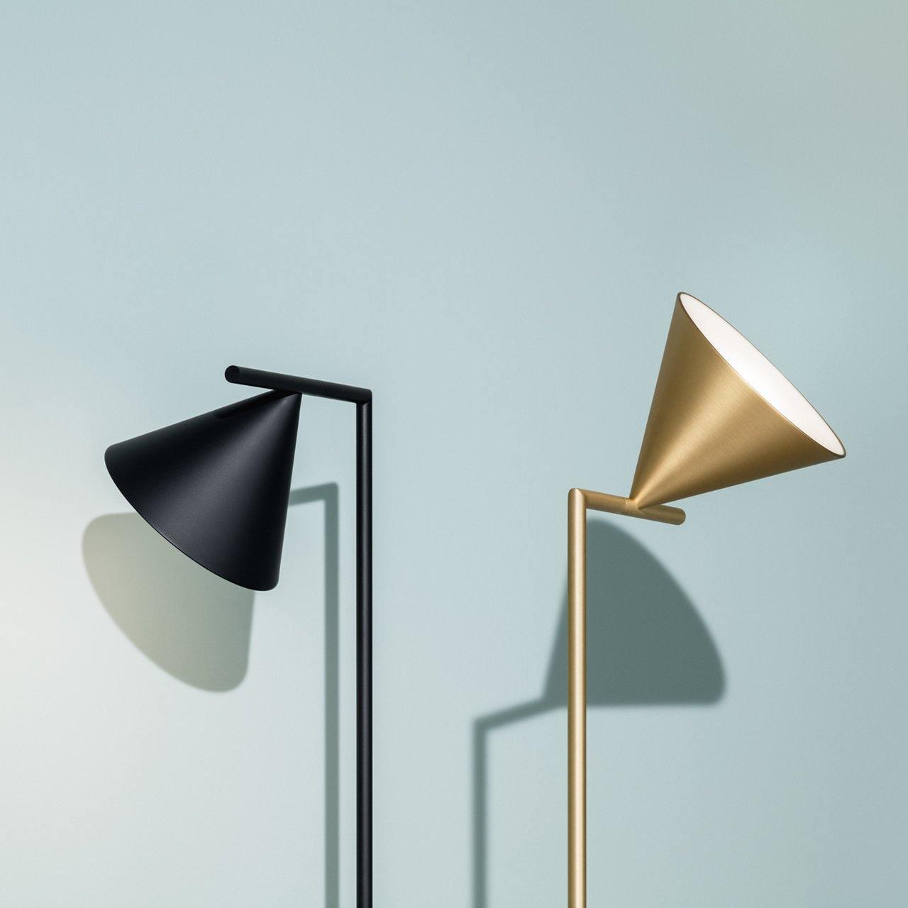 Lampadaire moderne Tuomas en Marbre Noir