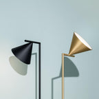 Lampadaire moderne Tuomas en Marbre Cuivre