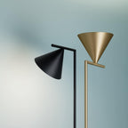Lampadaire moderne Tuomas en Marbre Noir