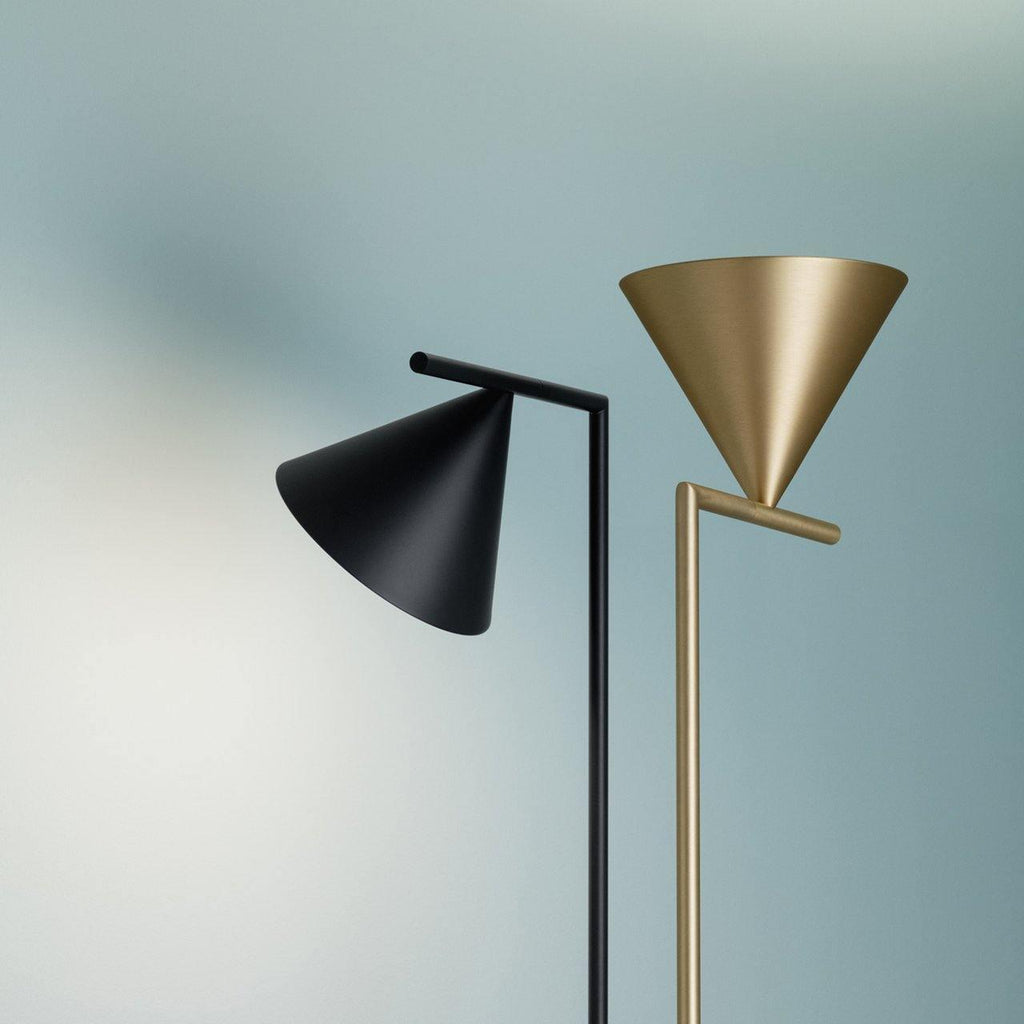 Lampadaire moderne Tuomas en Marbre Cuivre