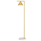 Lampadaire moderne Tuomas en Marbre Noir
