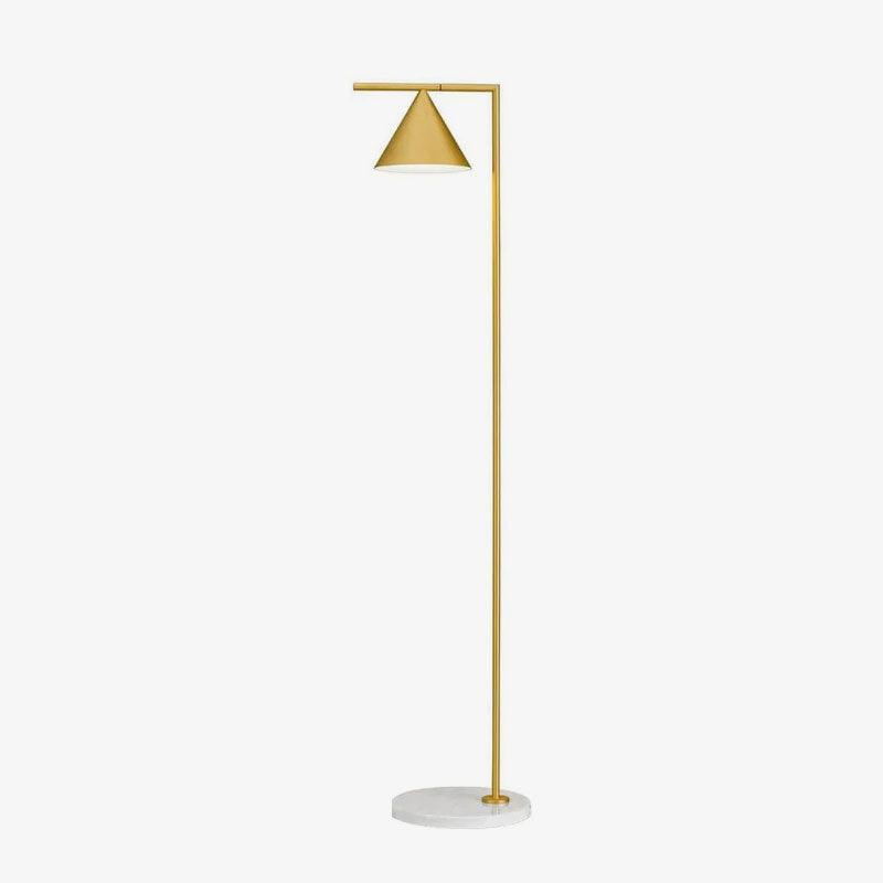Lampadaire moderne Tuomas en Marbre Cuivre