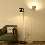 Lampadaire moderne Tuomas en Marbre Noir