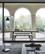 Lampadaire moderne Tuomas en Marbre Cuivre