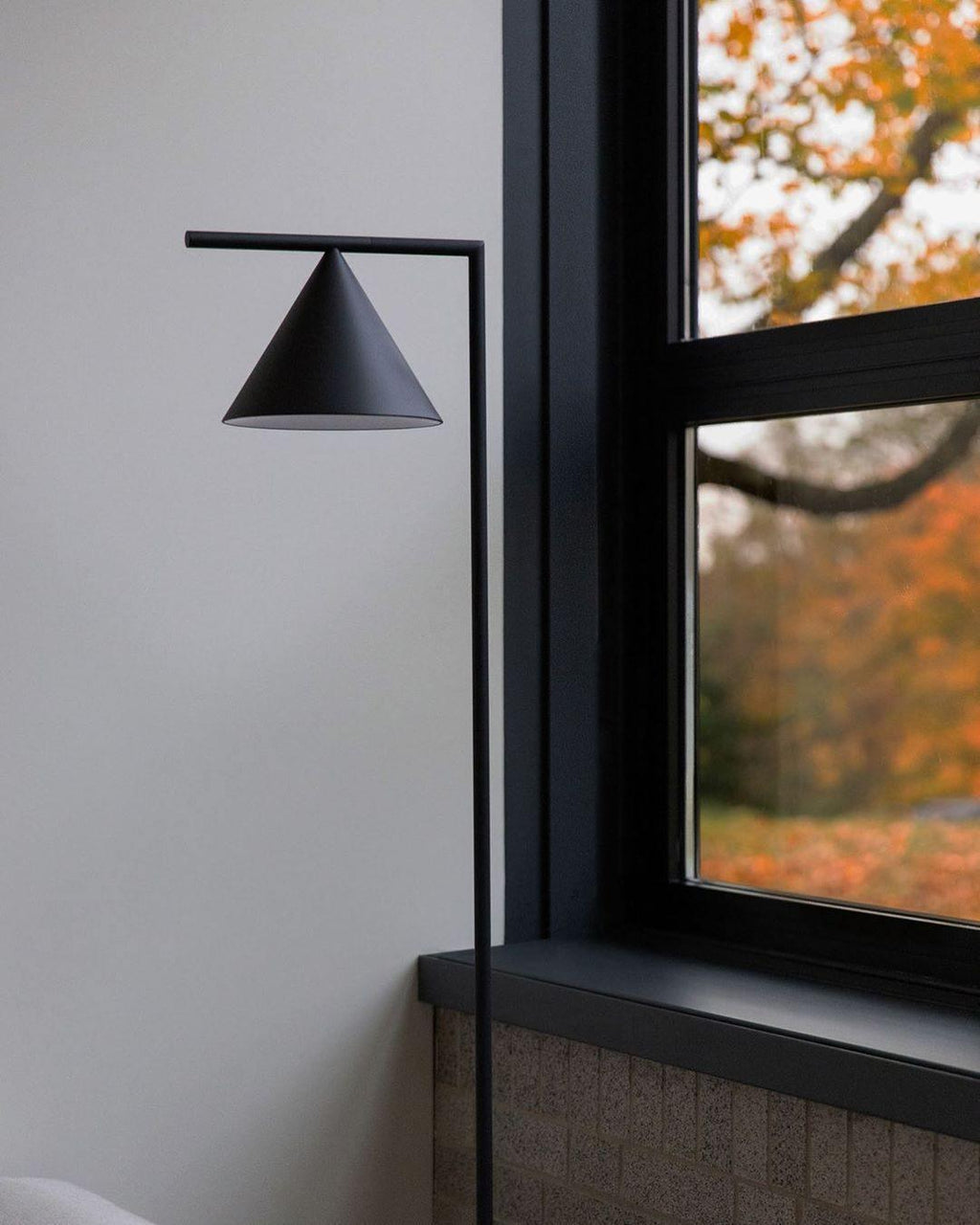 Lampadaire moderne Tuomas en Marbre Noir