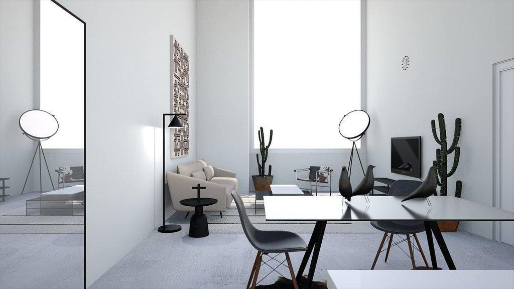 Lampadaire moderne Tuomas en Marbre Cuivre