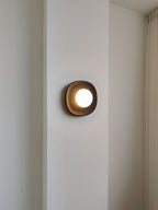Applique murale moderne Quinn en Travertin Noir marbre