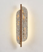 Applique murale moderne Lenis en Travertin jaune