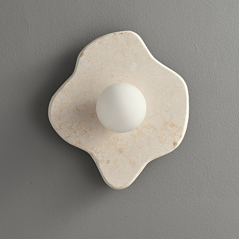 Applique murale moderne Elmo en Marbre Beige