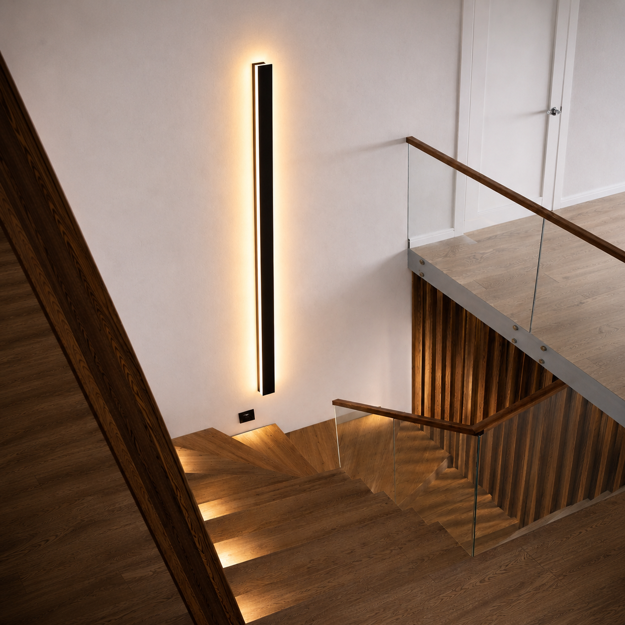 Applique Murale Extérieur LED Étanche en Métal Noir