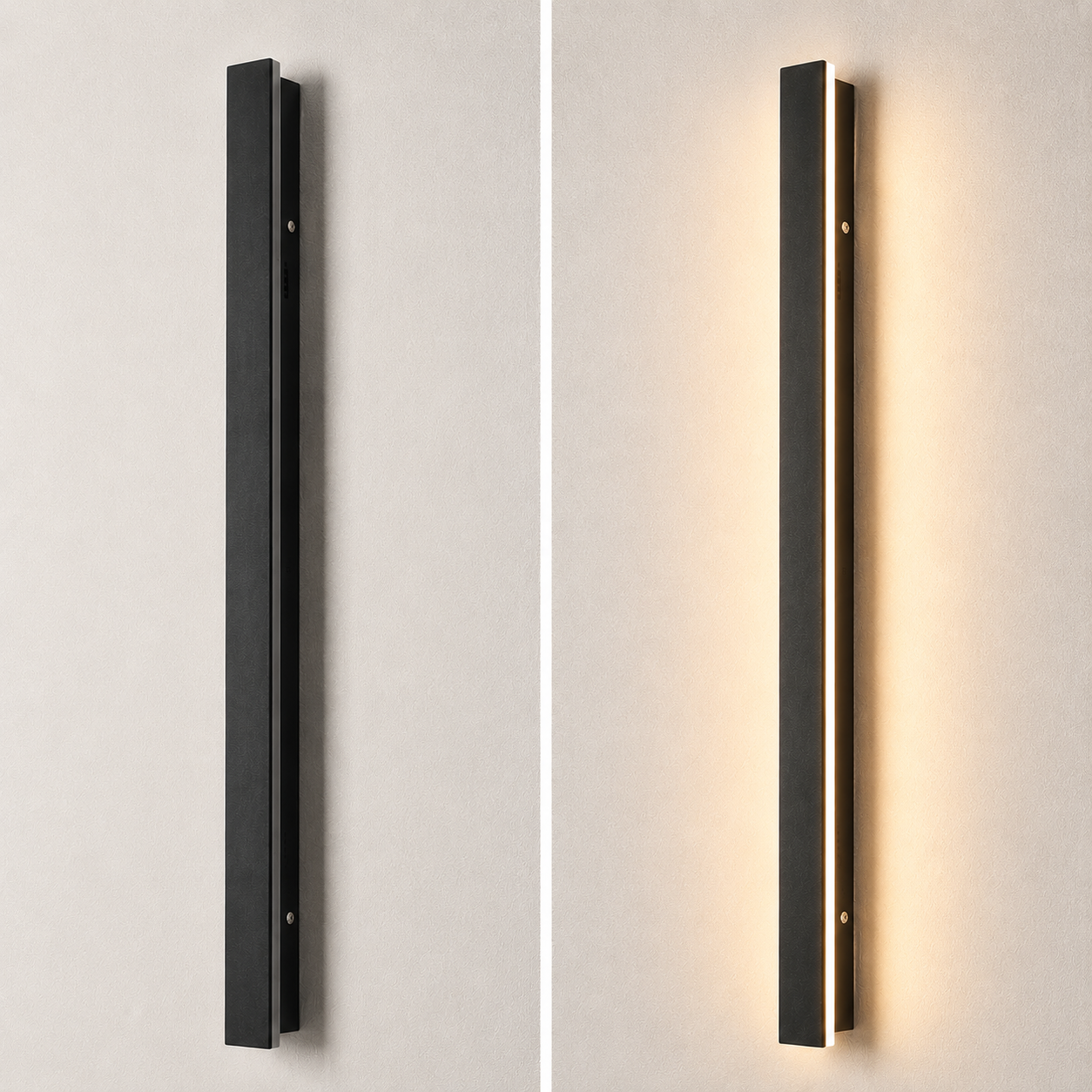 Applique Murale Extérieur LED Étanche en Métal Noir
