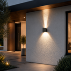 Applique Extérieur LED Cube Double Faisceau