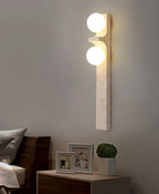 Applique murale moderne Osmund en Travertin jaune