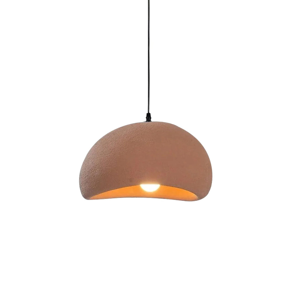 Suspension moderne Greger en Polystyrène noir câble suspendu