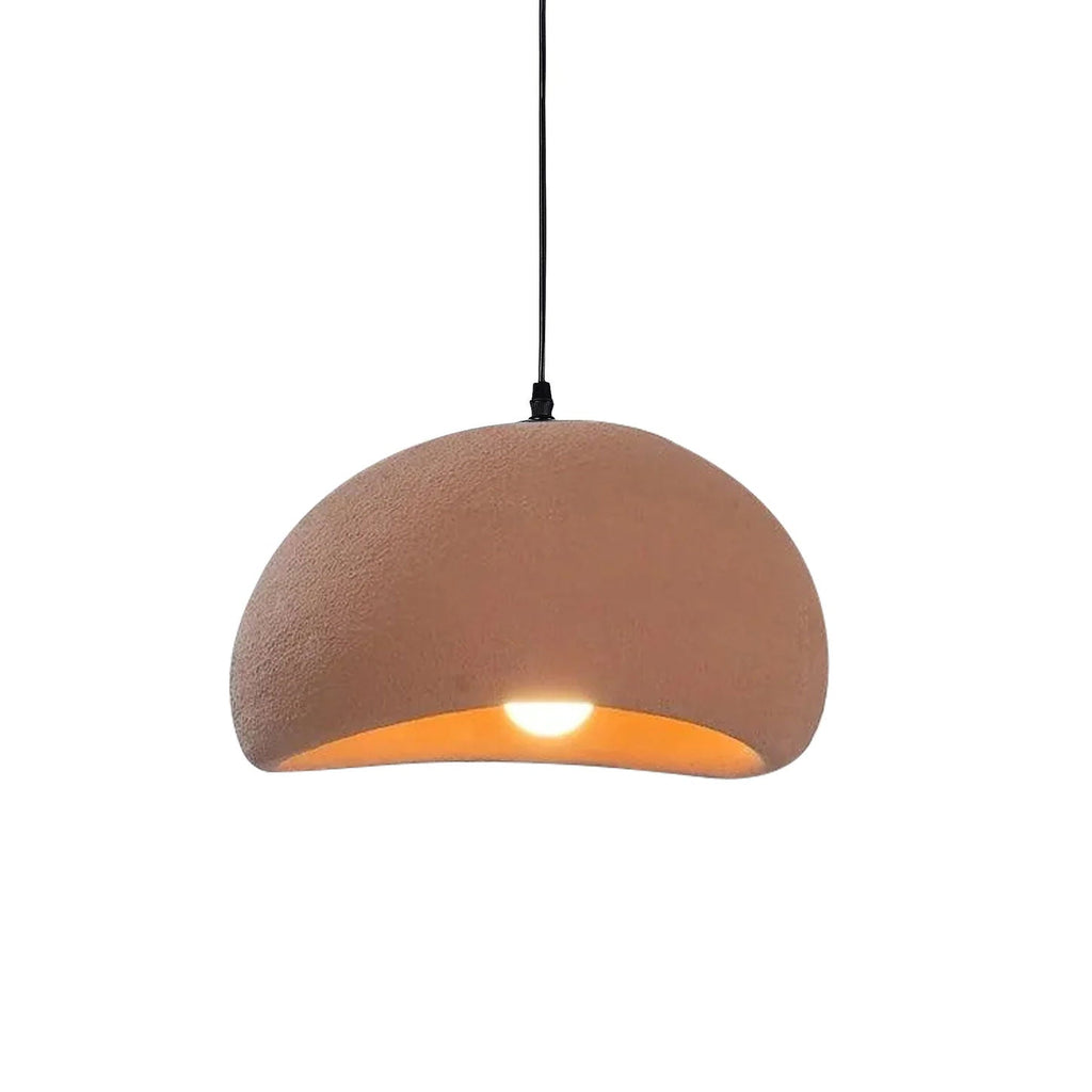 Suspension moderne Greger en Polystyrène noir câble suspendu