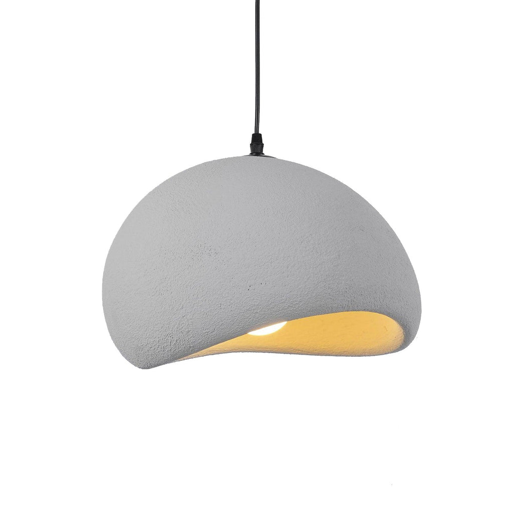 Suspension moderne Greger en Polystyrène noir câble suspendu