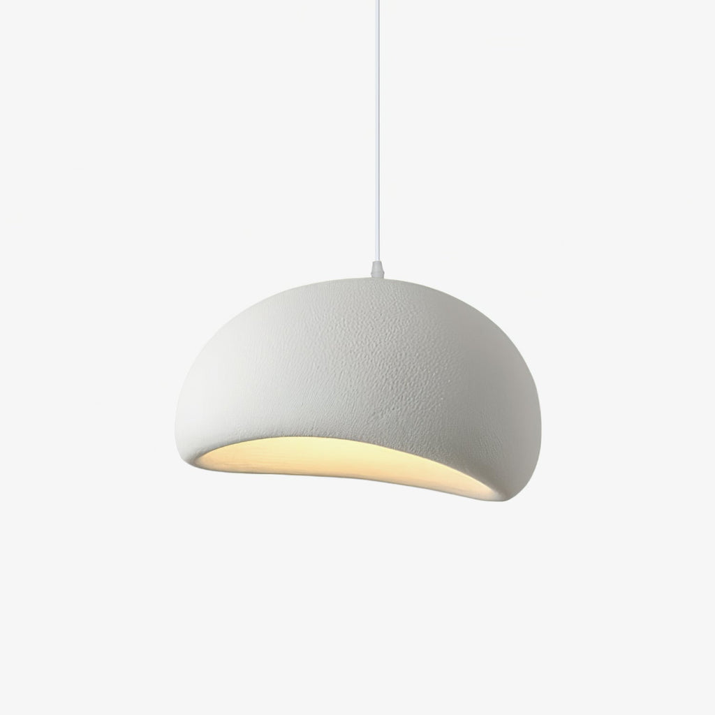 Suspension moderne Greger en Polystyrène noir câble suspendu