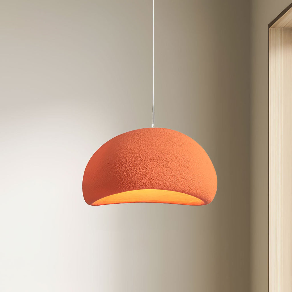 Suspension moderne Greger en Polystyrène noir câble suspendu