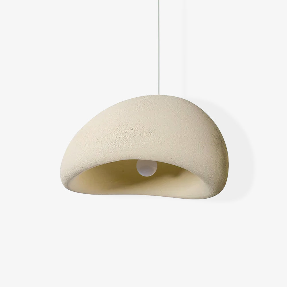 Suspension moderne Greger en Polystyrène noir câble suspendu
