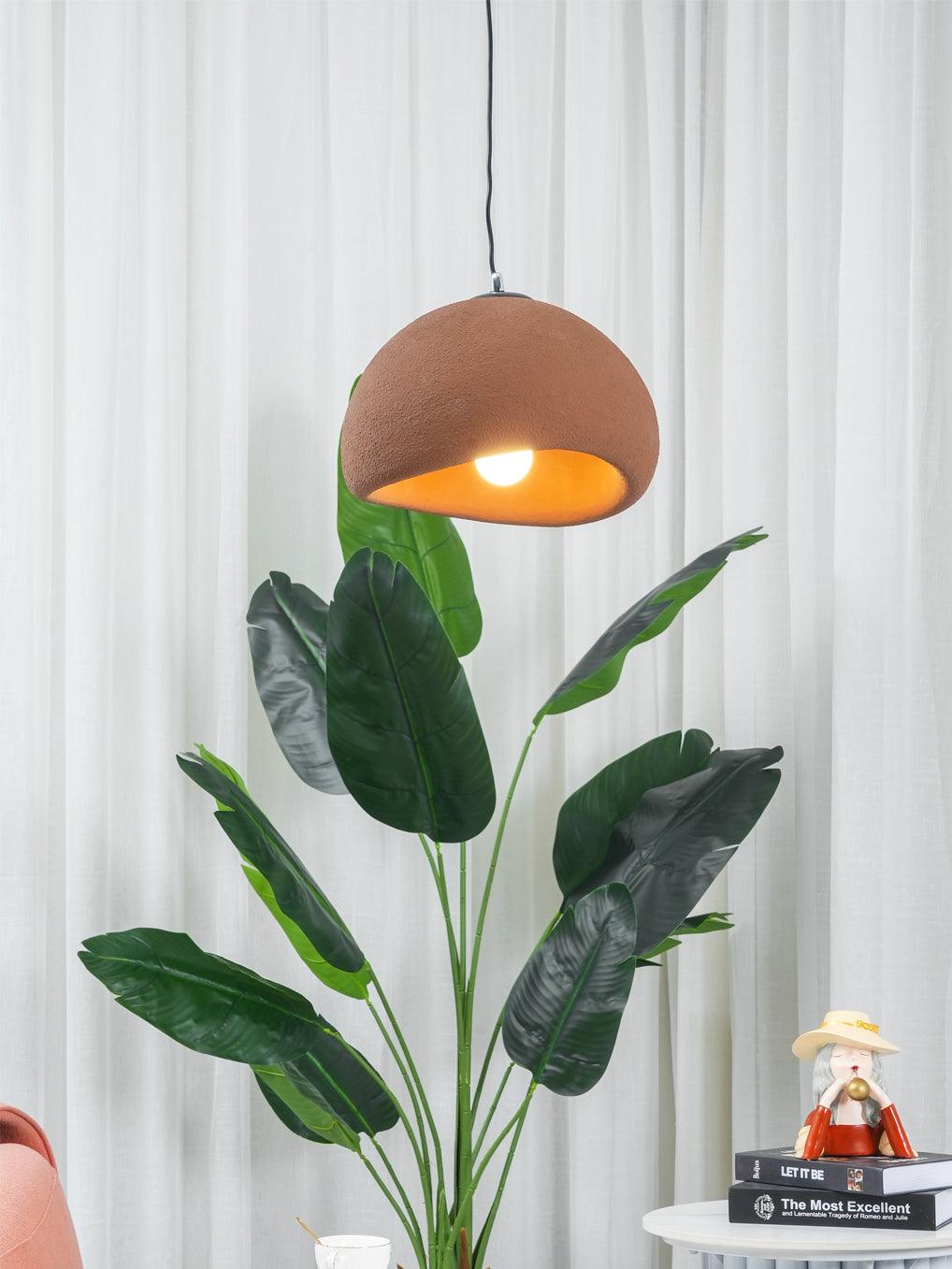 Suspension moderne Greger en Polystyrène noir câble suspendu