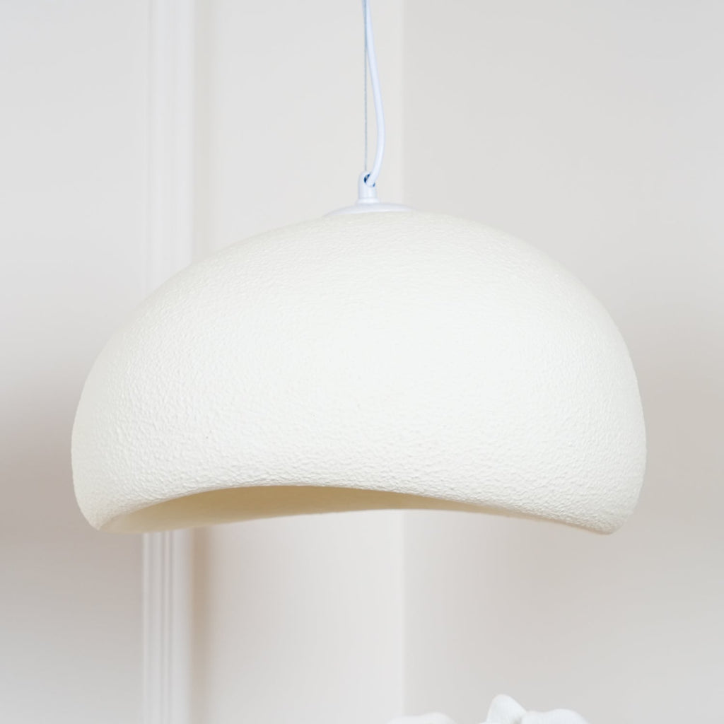 Suspension moderne Greger en Polystyrène noir câble suspendu