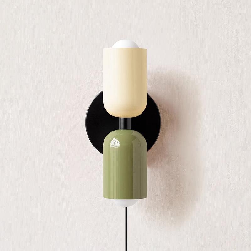Applique murale moderne Harper en Métal Beige et vert