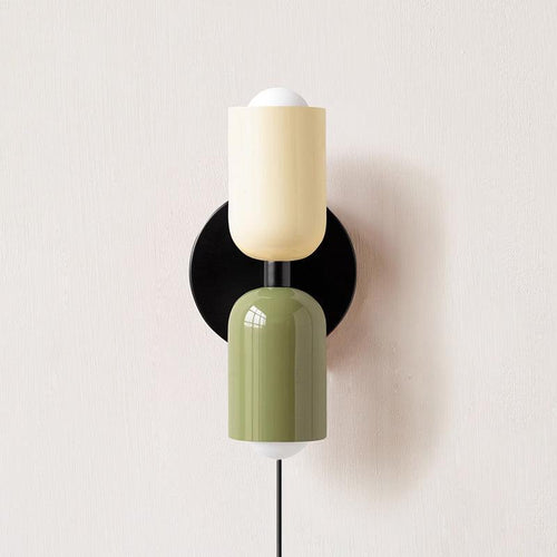 Applique murale moderne Harper en Métal Beige et vert