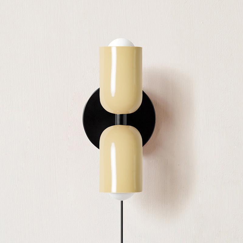 Applique murale moderne Harper en Métal Beige