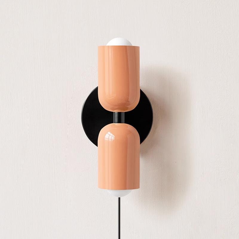 Applique murale moderne Harper en Métal Rose