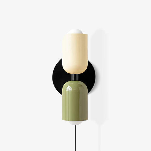 Applique murale moderne Harper en Métal Beige et vert