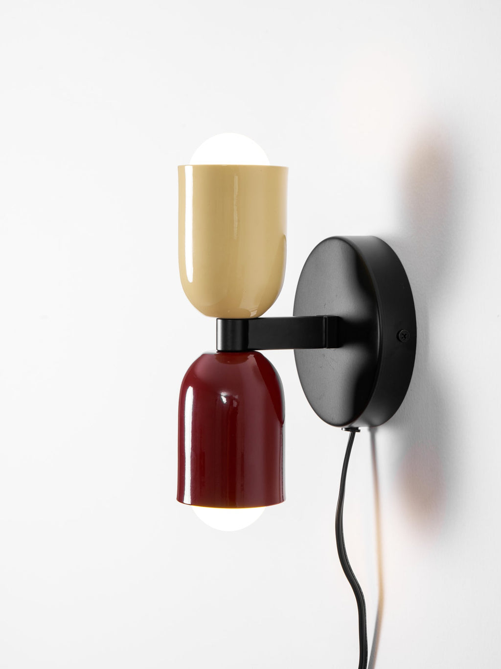 Applique murale moderne Harper en Métal Beige et rose