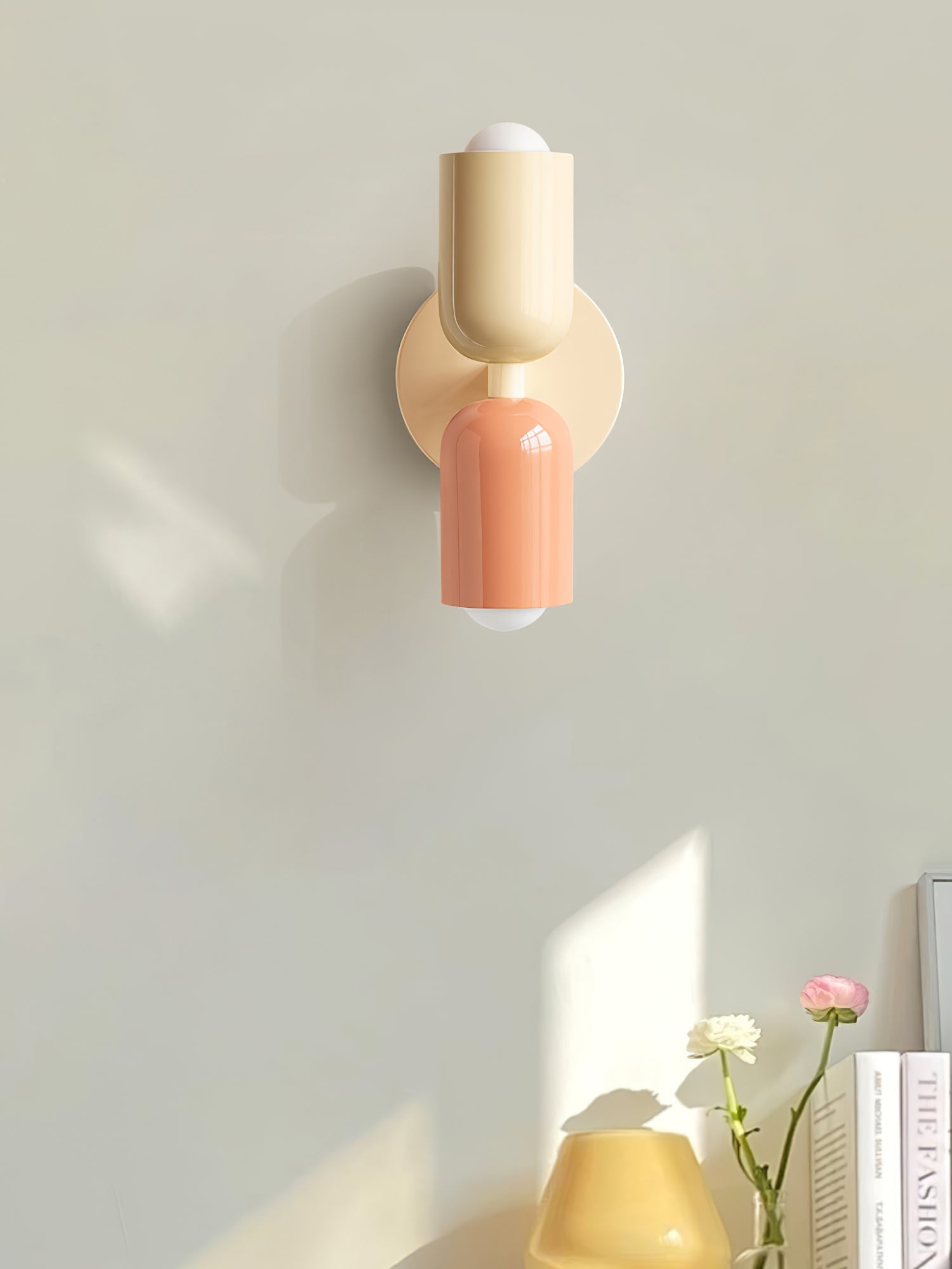 Applique murale moderne Harper en Métal Beige