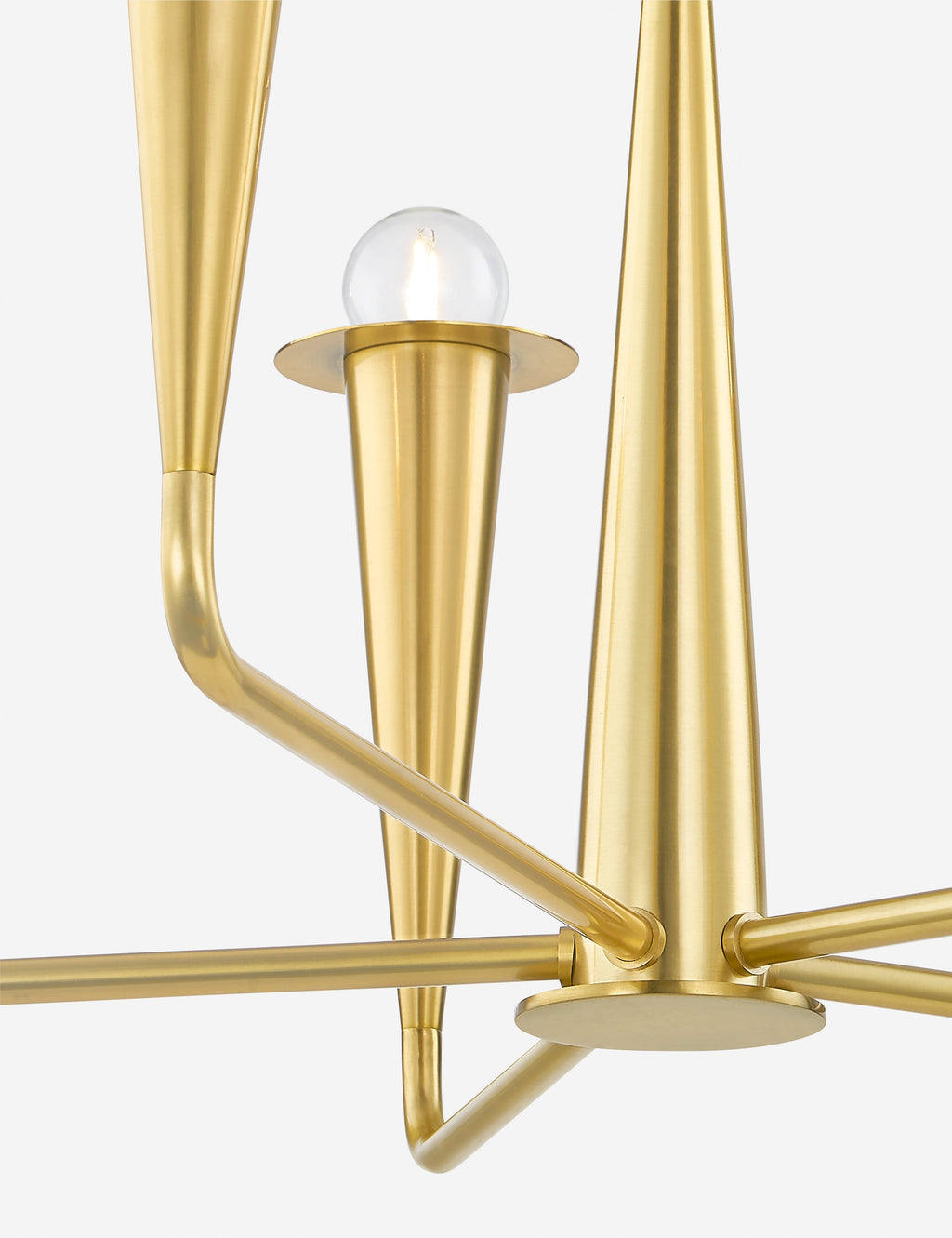 Lustre classique Rutland en laiton - Laiton