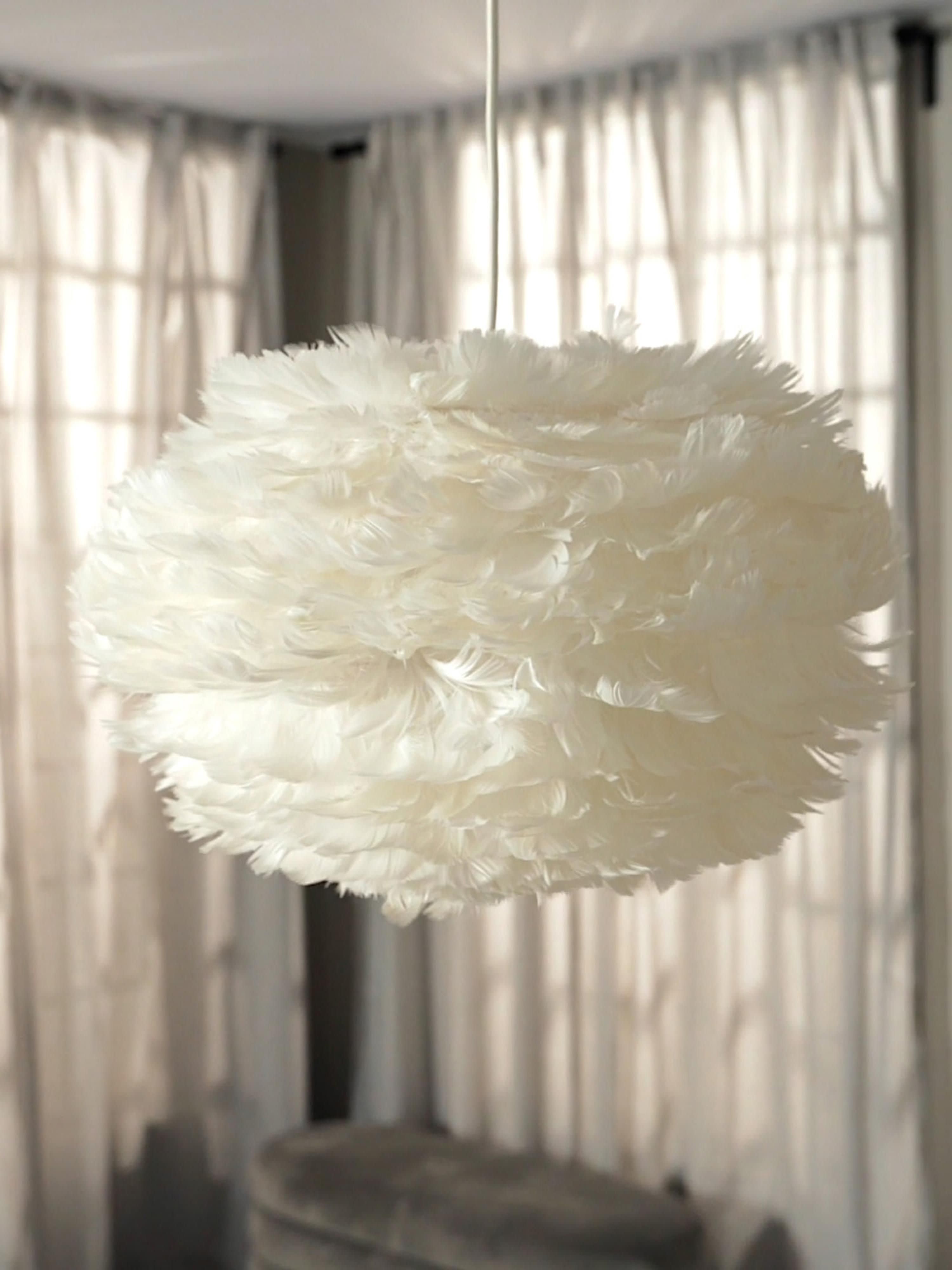 Suspension en plumes Bjalfi - Blanc