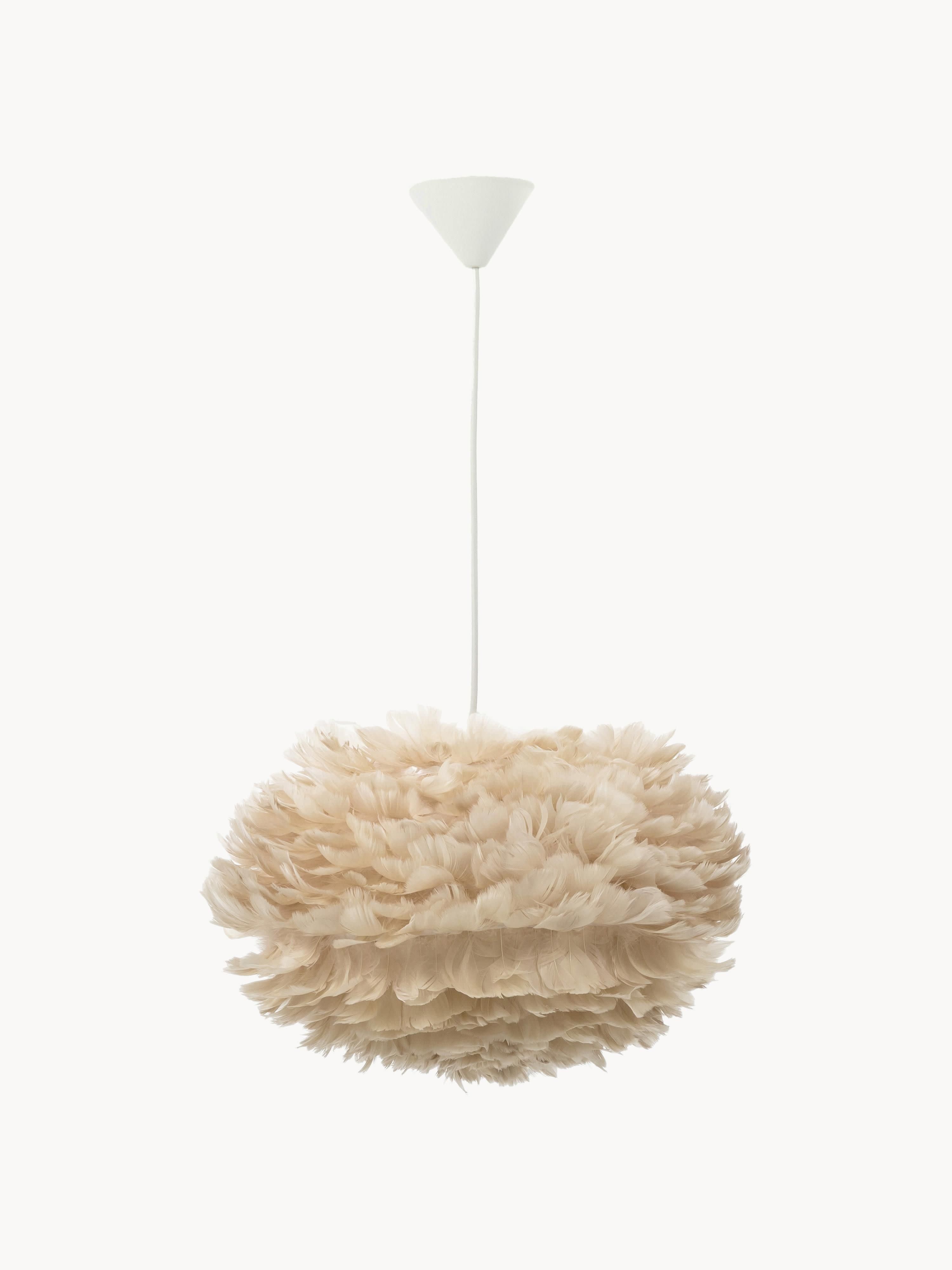 Suspension en plumes Bjalfi - Beige clair