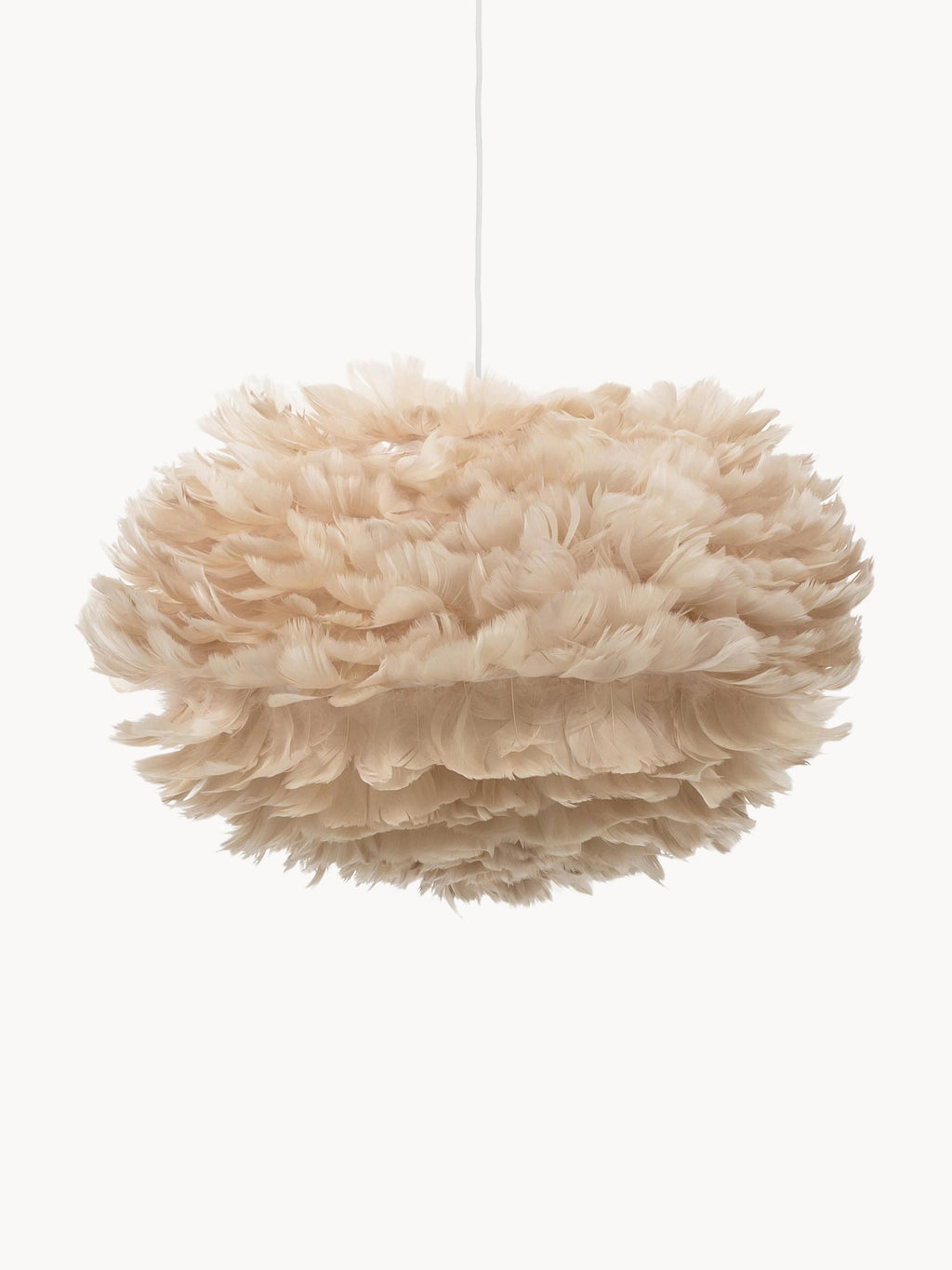 Suspension en plumes Bjalfi - Beige clair