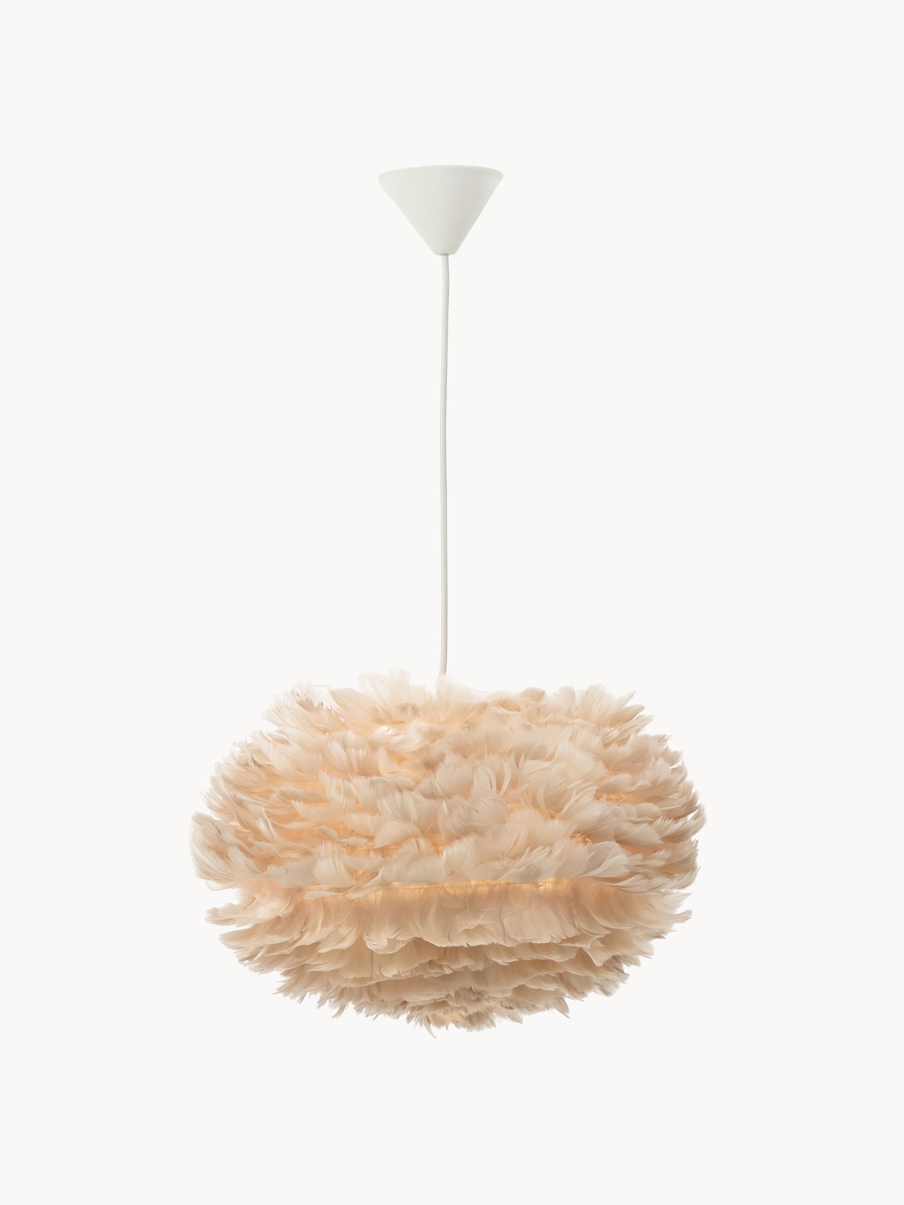 Suspension en plumes Bjalfi - Beige clair