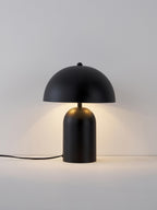 Lampe à poser rétro Elmo - Noir, mat
