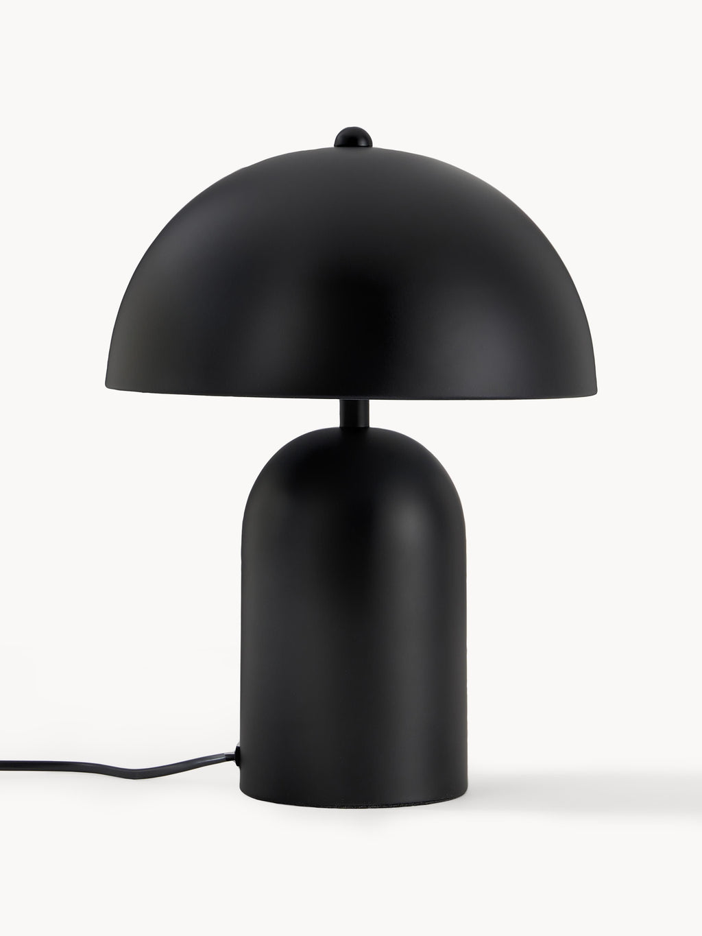 Lampe à poser rétro Elmo - Noir, mat