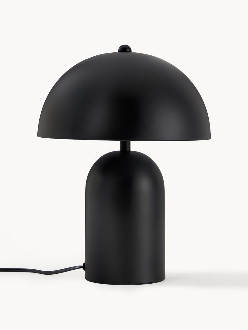 Lampe à poser rétro Elmo - Noir, mat