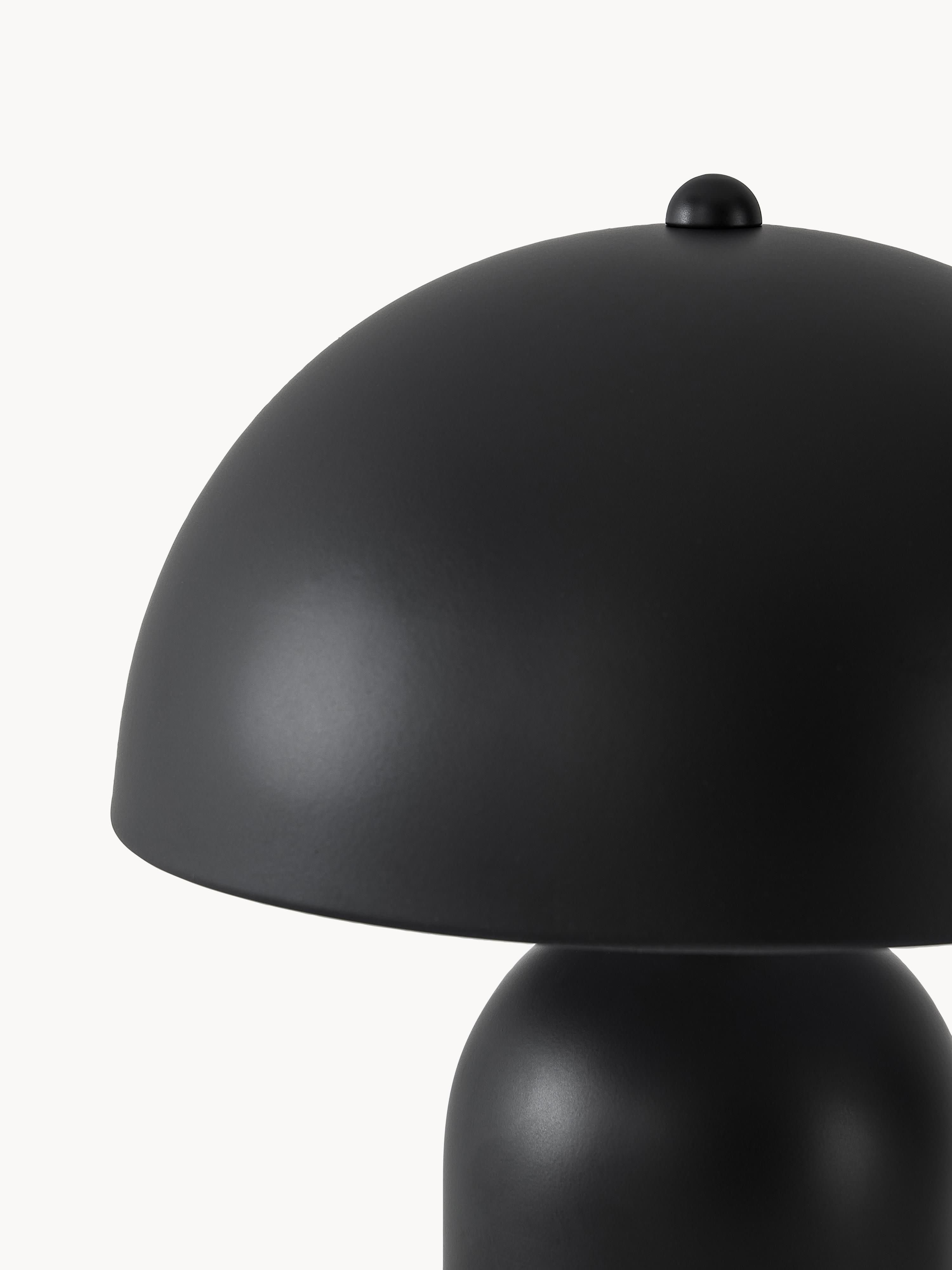 Lampe à poser rétro Elmo - Noir, mat