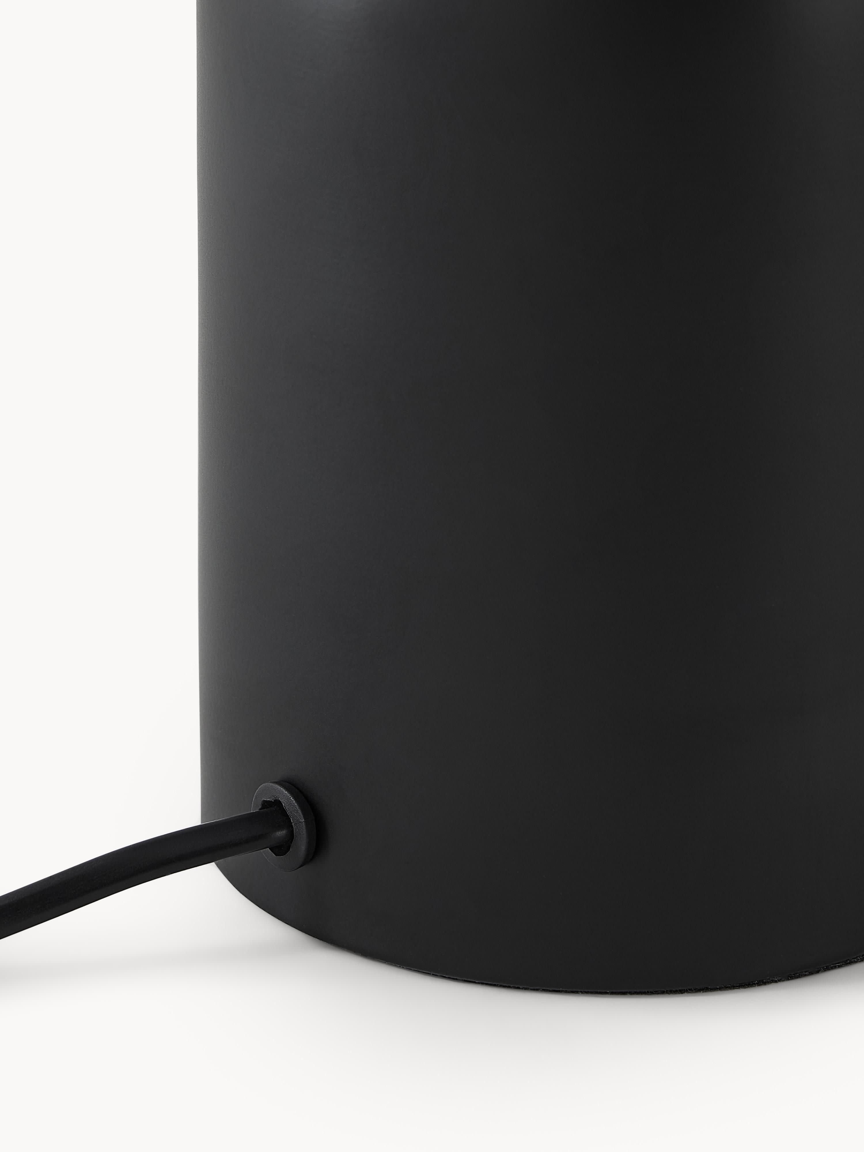 Lampe à poser rétro Elmo - Noir, mat