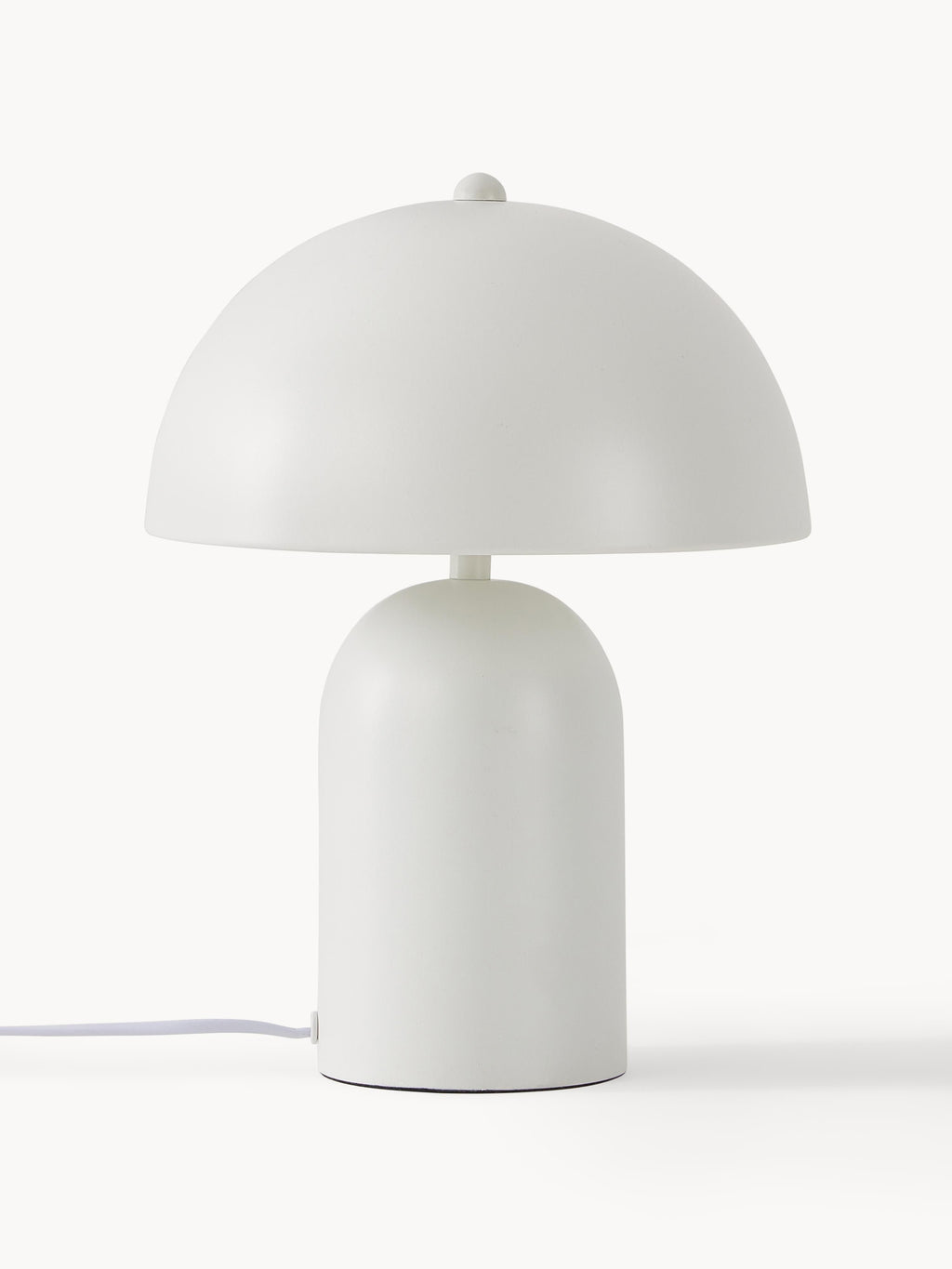 Lampe à poser rétro Elmo - Blanc, mat