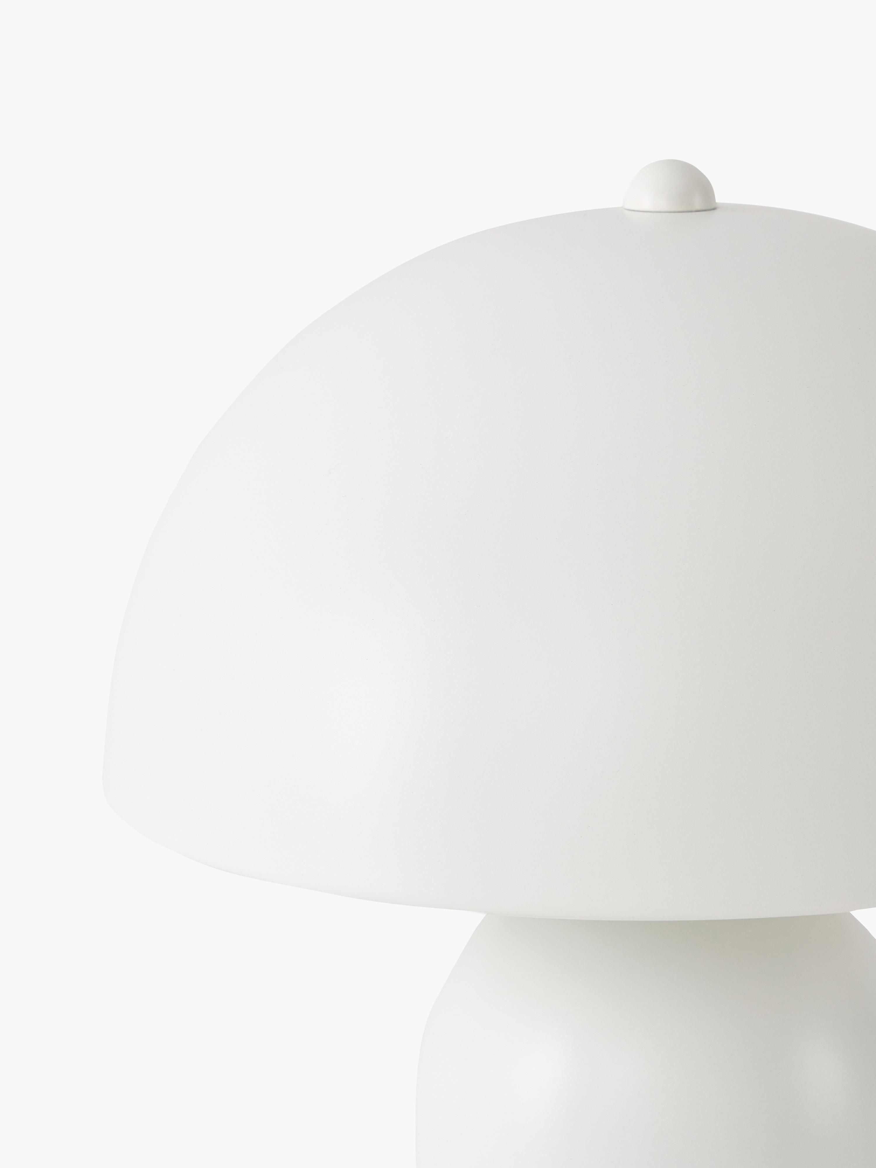 Lampe à poser rétro Elmo - Blanc, mat