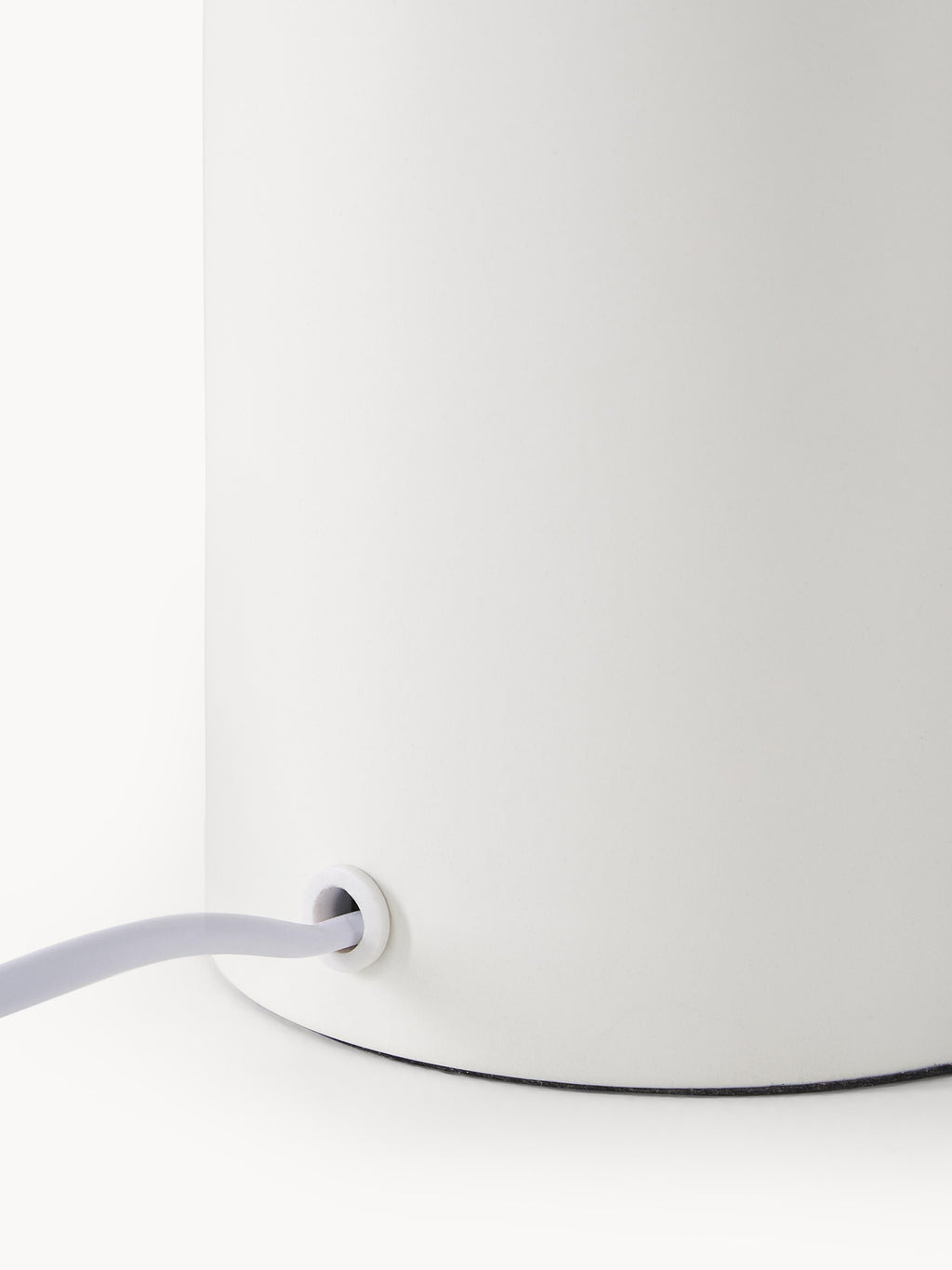 Lampe à poser rétro Elmo - Blanc, mat